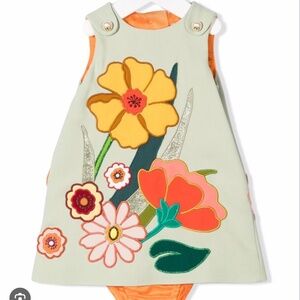 Dolce & Gabbana 18/24 month embroidered dress NWT